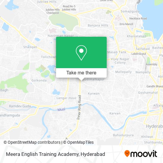 Meera English Training Academy map