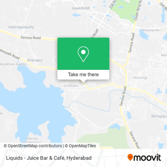 Liquids - Juice Bar & Café map