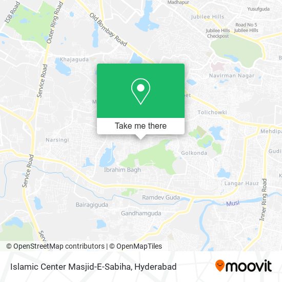 Islamic Center Masjid-E-Sabiha map