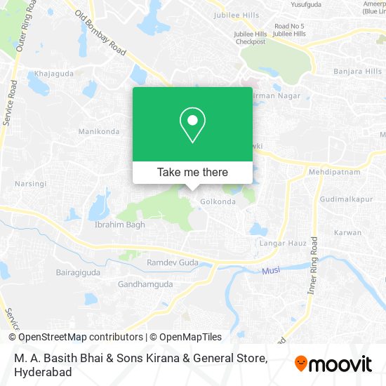 M. A. Basith Bhai & Sons Kirana & General Store map