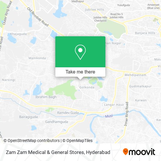 Zam Zam Medical & General Stores map