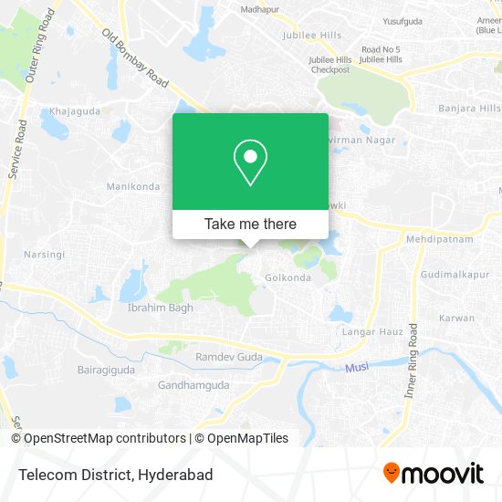 Telecom District map