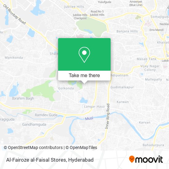 Al-Fairoze al-Faisal Stores map