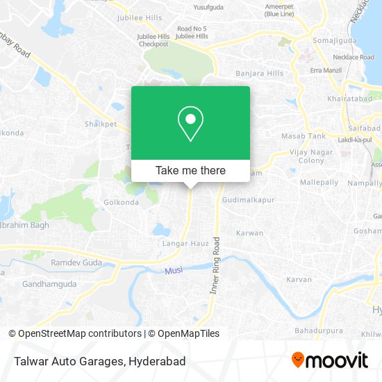 Talwar Auto Garages map