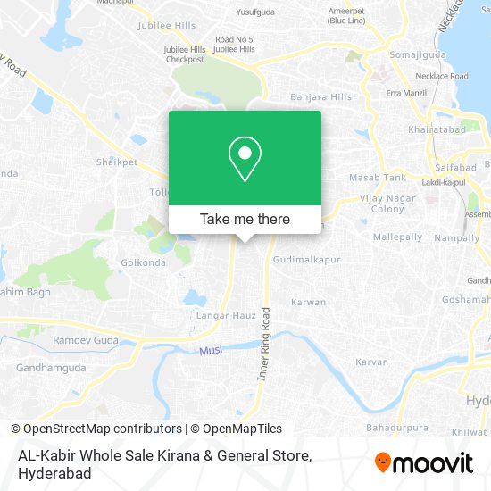 AL-Kabir Whole Sale Kirana & General Store map