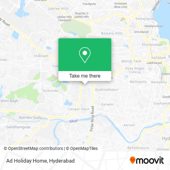 Ad Holiday Home map