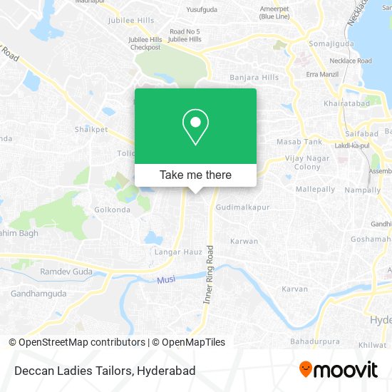 Deccan Ladies Tailors map