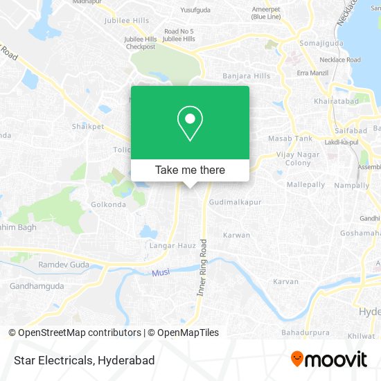 Star Electricals map