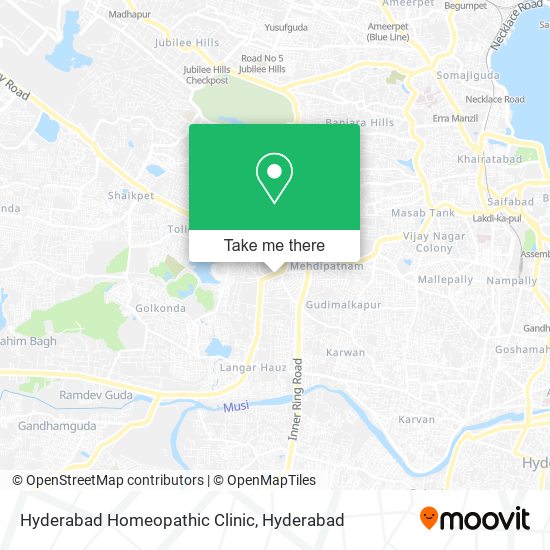 Hyderabad Homeopathic Clinic map