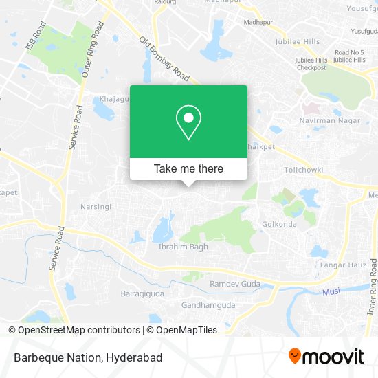 Barbeque Nation map