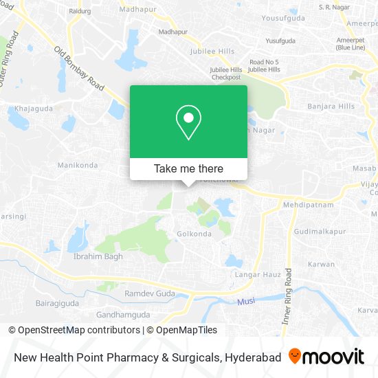 New Health Point Pharmacy & Surgicals map