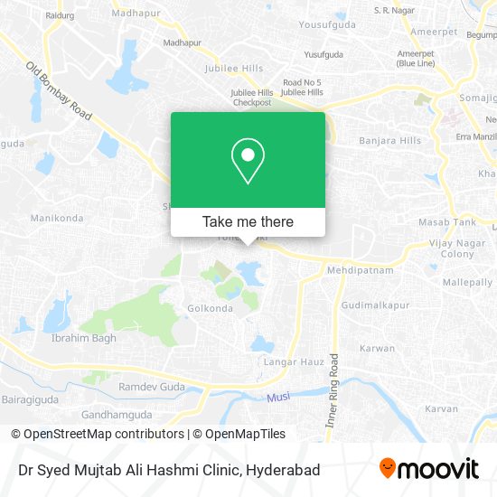 Dr Syed Mujtab Ali Hashmi Clinic map