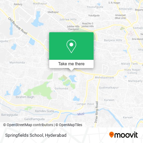 Springfields School map