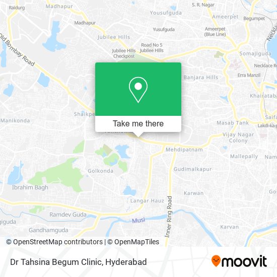 Dr Tahsina Begum Clinic map