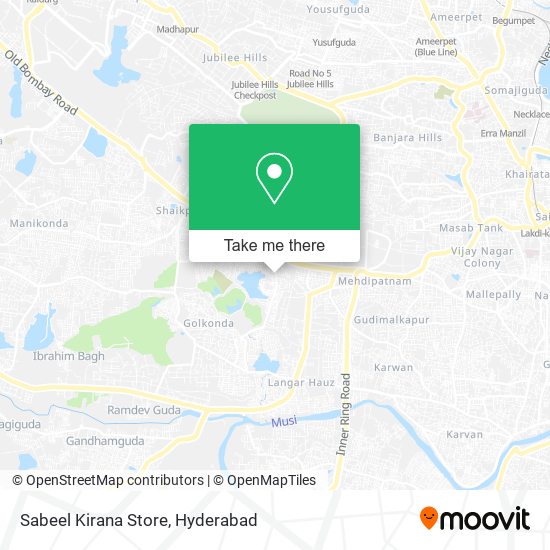 Sabeel Kirana Store map