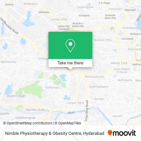 Nimble Physiotherapy & Obesity Centre map