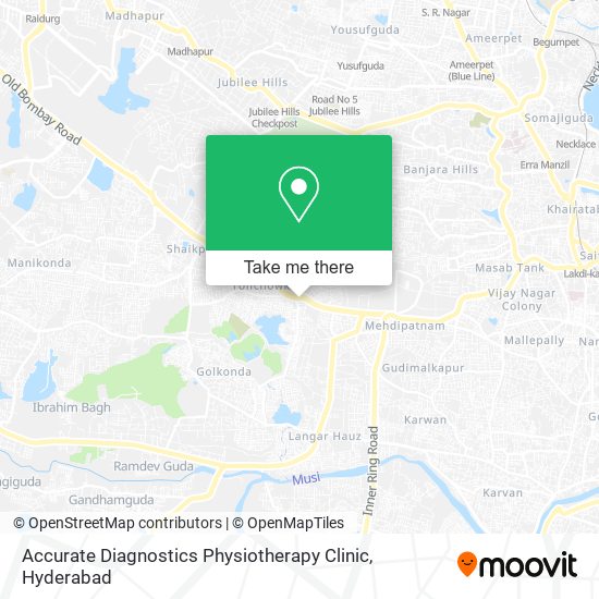 Accurate Diagnostics Physiotherapy Clinic map