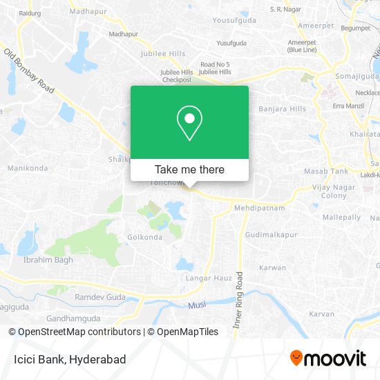 Icici Bank map