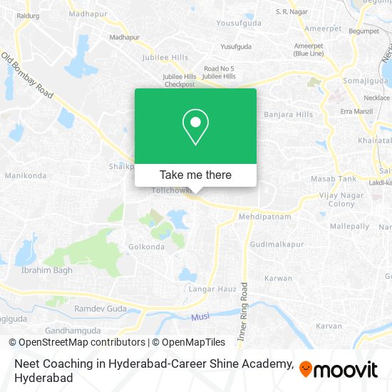 Neet Coaching in Hyderabad-Career Shine Academy map