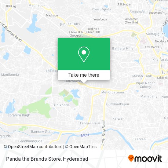 Panda the Brands Store map