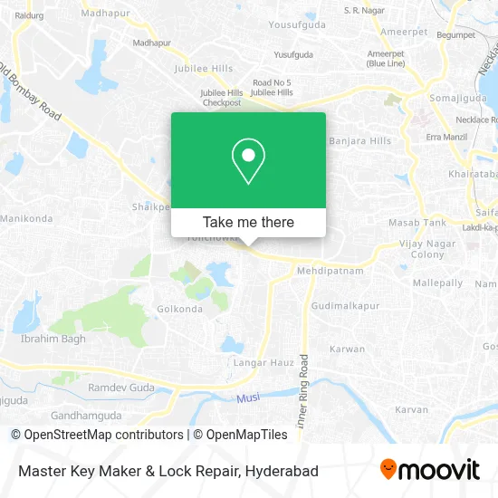 Master Key Maker & Lock Repair map