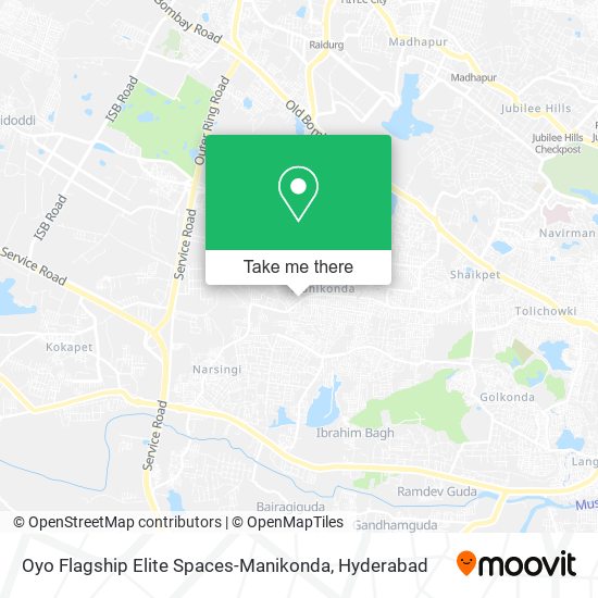 Oyo Flagship Elite Spaces-Manikonda map