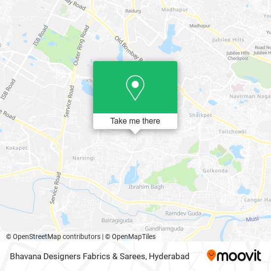 Bhavana Designers Fabrics & Sarees map