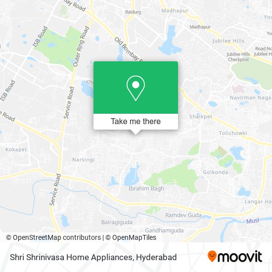 Shri Shrinivasa Home Appliances map