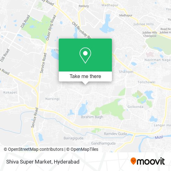 Shiva Super Market map