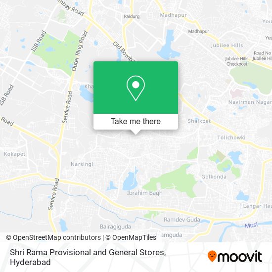 Shri Rama Provisional and General Stores map