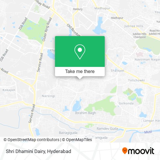 Shri Dhamini Dairy map