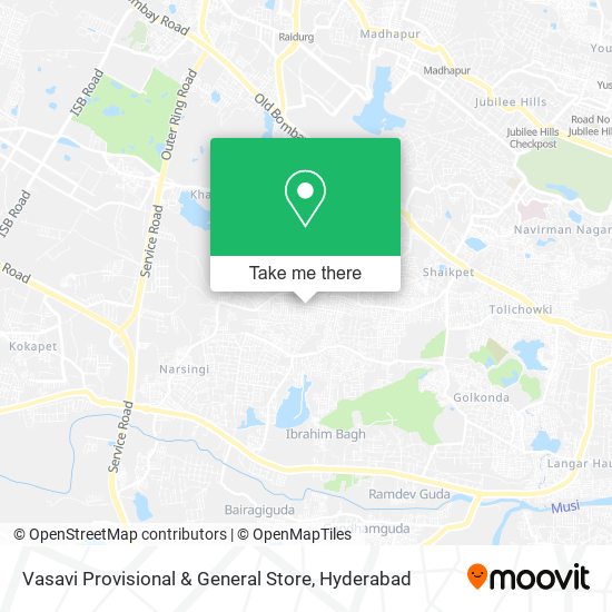 Vasavi Provisional & General Store map