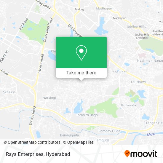 Rays Enterprises map