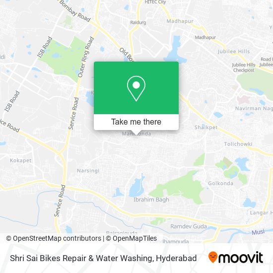 Shri Sai Bikes Repair & Water Washing map