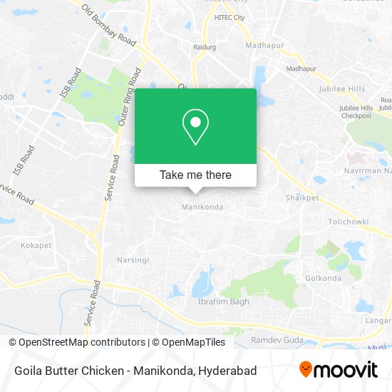 Goila Butter Chicken - Manikonda map