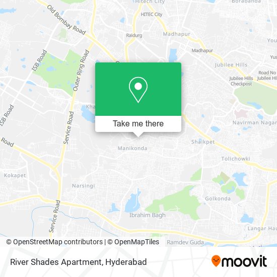 River Shades Apartment map