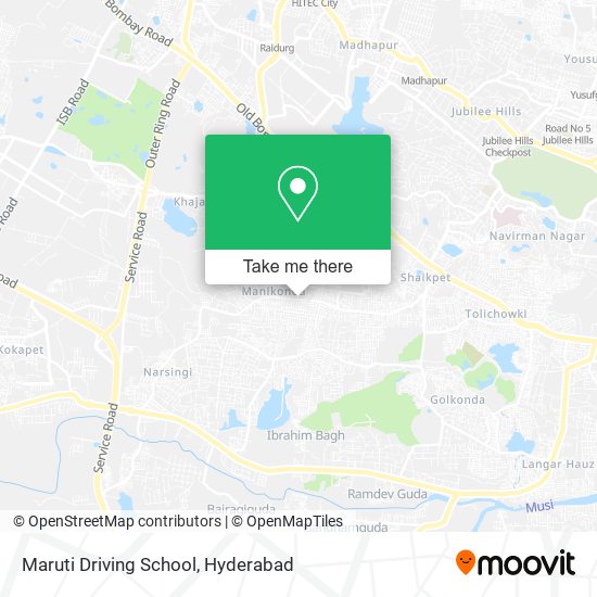 Maruti Driving School map