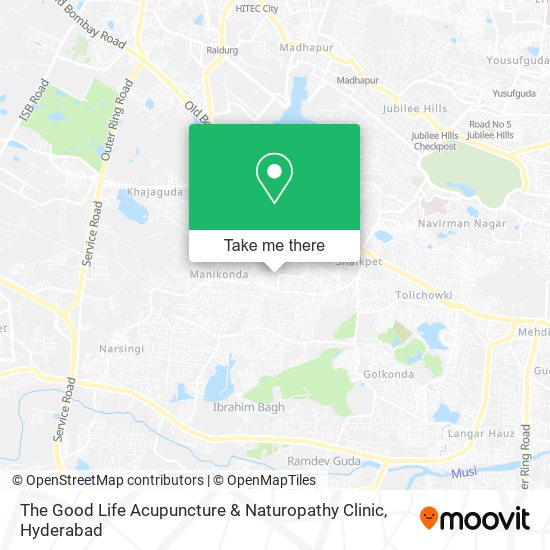 The Good Life Acupuncture & Naturopathy Clinic map