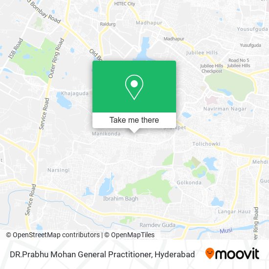 DR.Prabhu Mohan General Practitioner map