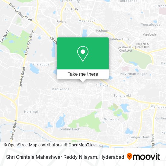 Shri Chintala Maheshwar Reddy Nilayam map