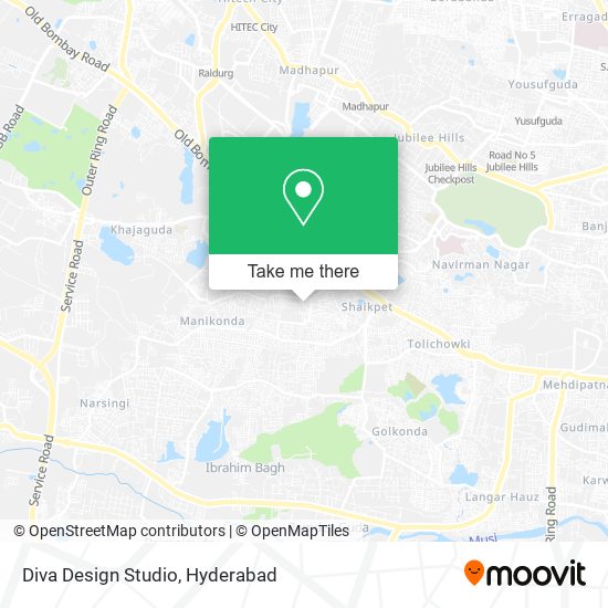 Diva Design Studio map