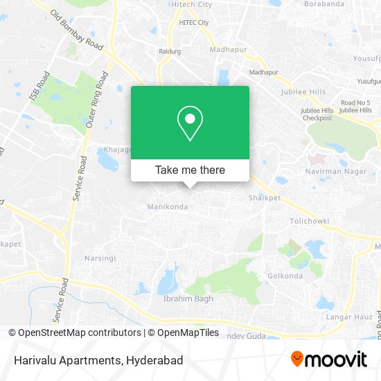 Harivalu Apartments map