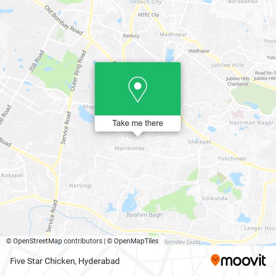 Five Star Chicken map