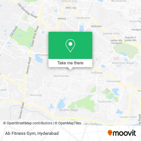 Ab Fitness Gym map