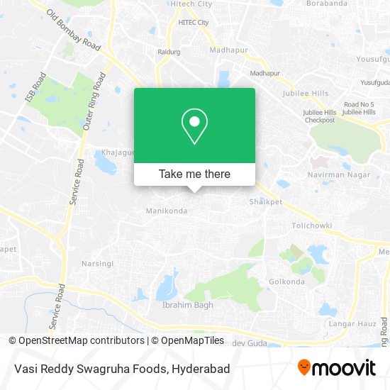 Vasi Reddy Swagruha Foods map