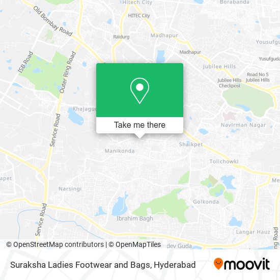 Suraksha Ladies Footwear and Bags map