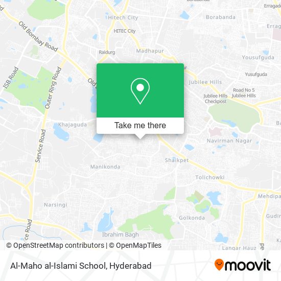 Al-Maho al-Islami School map