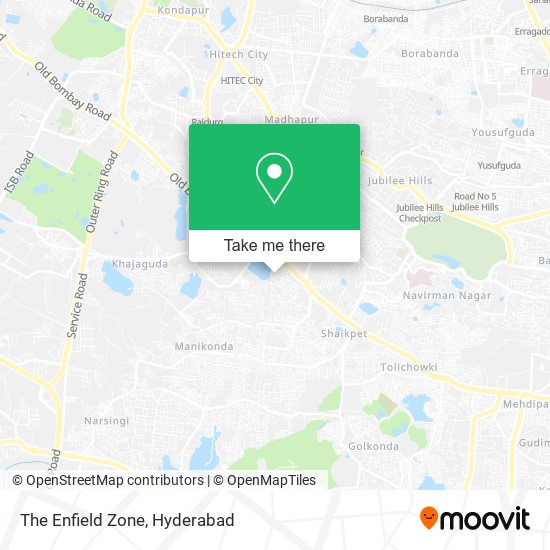 The Enfield Zone map
