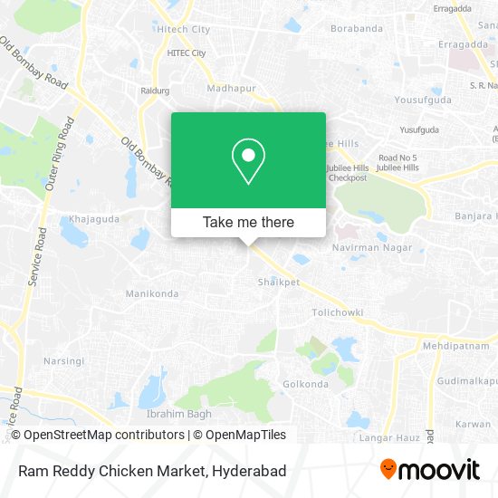 Ram Reddy Chicken Market map