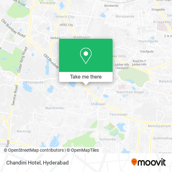 Chandini Hotel map